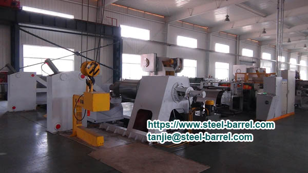 material preparation of steel barrel production line
