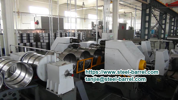 steel drum body forming production line